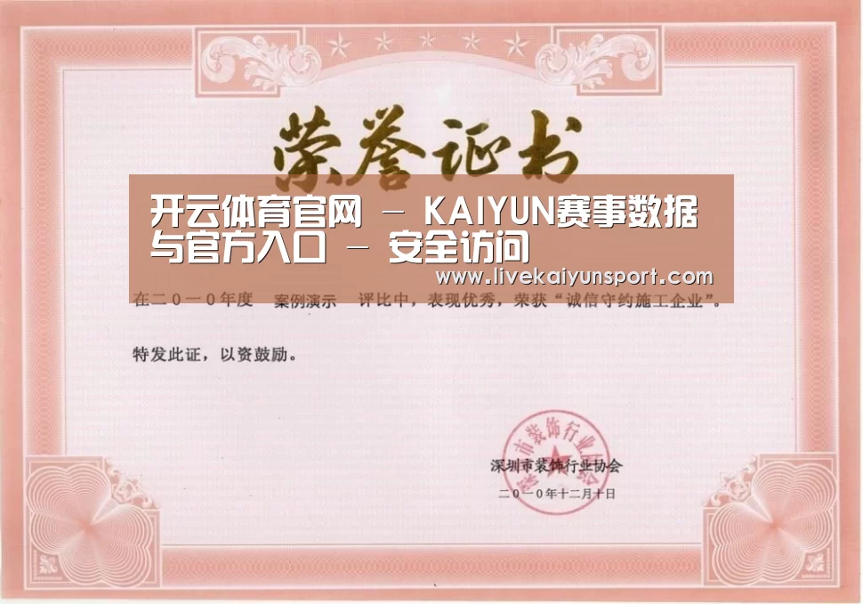 荣誉证书二(图1)