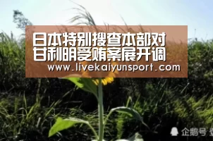 日本特别搜查本部对甘利明受贿案展开调查-开云体育入口(图1) KAIYUN中国站